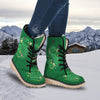 Saint Patrick's Day Green Irish Print Snow Boots-grizzshop