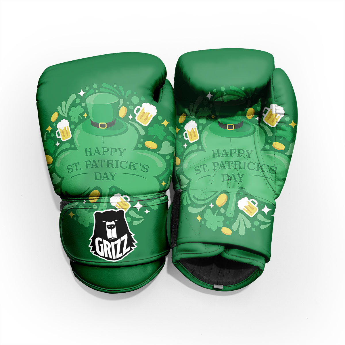 Saint Patrick's Day Green Irish Print Pro Boxing Glove