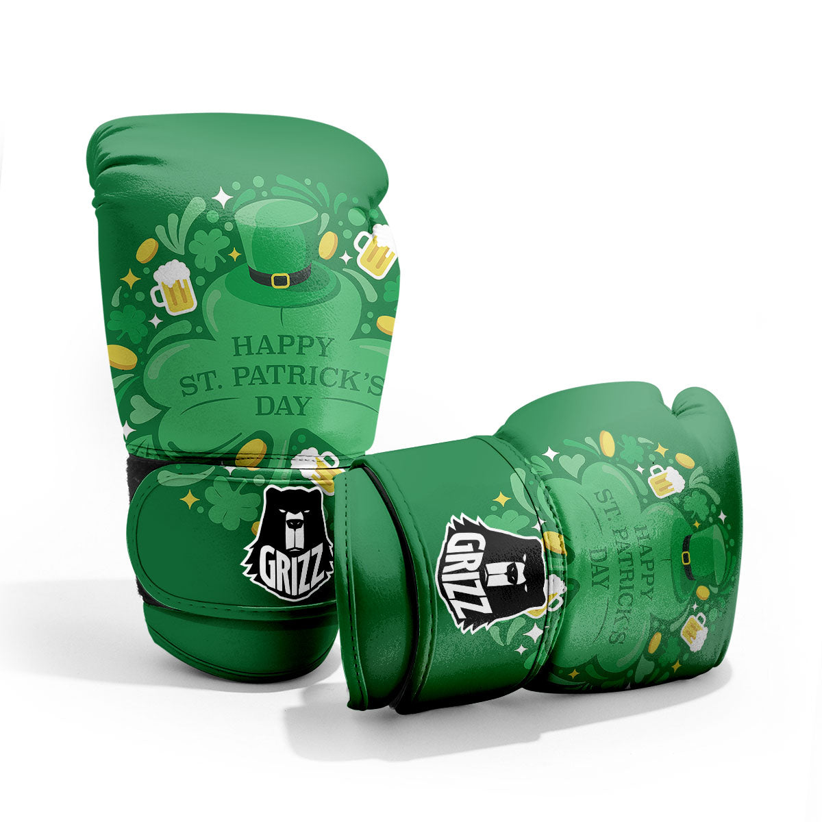Saint Patrick's Day Green Irish Print Pro Boxing Glove