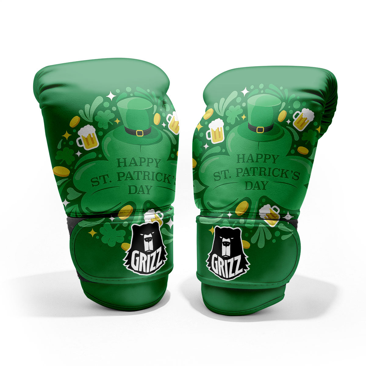 Saint Patrick's Day Green Irish Print Pro Boxing Glove