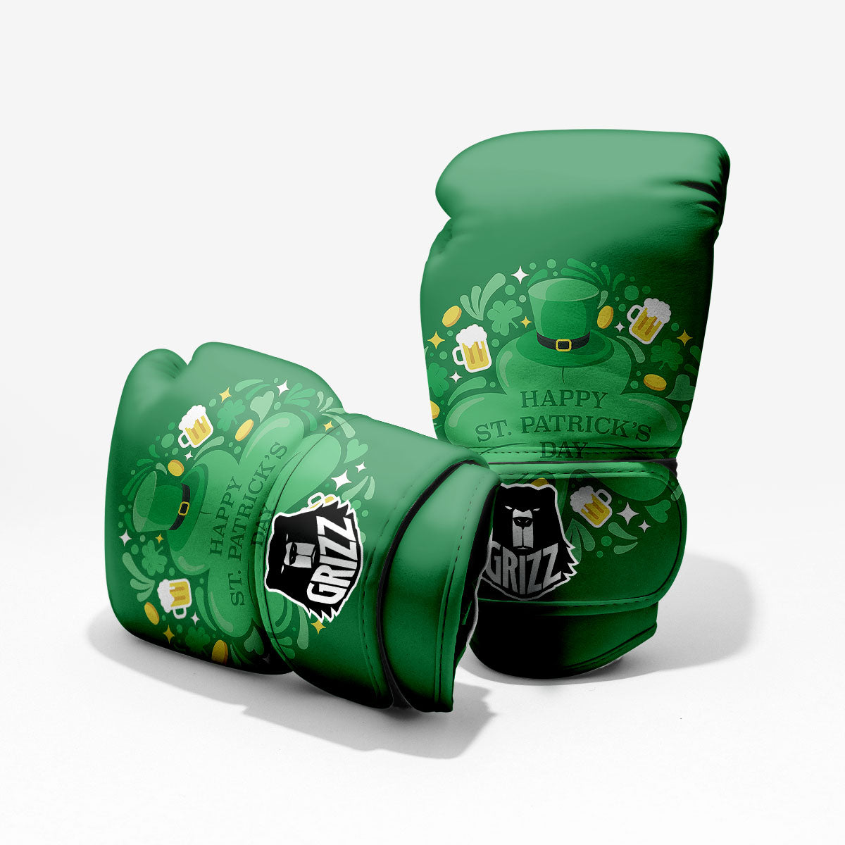 Saint Patrick's Day Green Irish Print Pro Boxing Glove