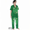 Saint Patrick's Day Green Irish Print Women's Pajamas Set-grizzshop