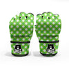 Saint Patrick's Day Green Plaid Print MMA Gloves-grizzshop