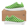 Saint Patrick's Day Green Plaid Print Platform Shoes-grizzshop