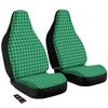 Saint Patrick's Day Green Tartan Print Car Seat Covers-grizzshop