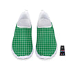 Saint Patrick's Day Green Tartan Print Nurse Shoes-grizzshop