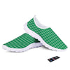 Saint Patrick's Day Green Tartan Print Nurse Shoes-grizzshop