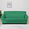 Saint Patrick's Day Green Tartan Print Sofa Cover-grizzshop