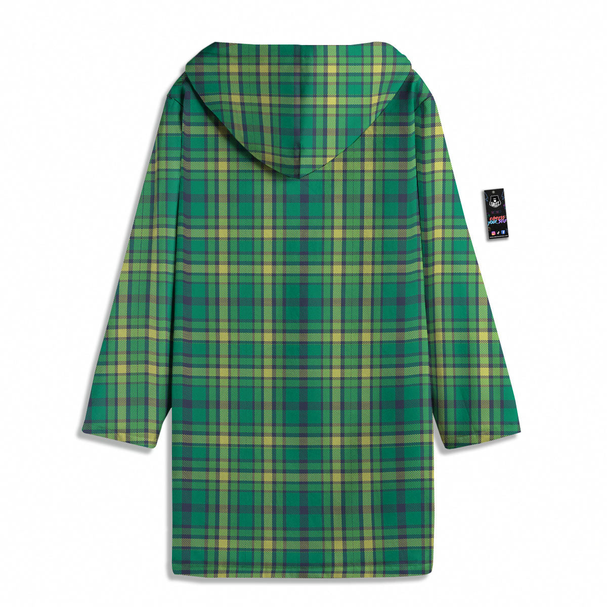 Saint Patrick's Day Irish Check Print Men's Windbreaker Jacket-grizzshop