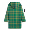 Saint Patrick's Day Irish Check Print Men's Windbreaker Jacket-grizzshop