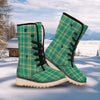 Saint Patrick's Day Irish Check Print Snow Boots-grizzshop