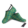 Saint Patrick's Day Irish Check Print Water Shoes-grizzshop