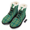 Saint Patrick's Day Irish Check Print Winter Boots-grizzshop