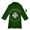 Saint Patrick's Day Irish Clover Print Bathrobe-grizzshop