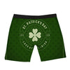 Saint Patrick's Day Irish Clover Print Boxer Briefs-grizzshop