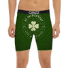 Saint Patrick's Day Irish Clover Print Boxer Briefs-grizzshop