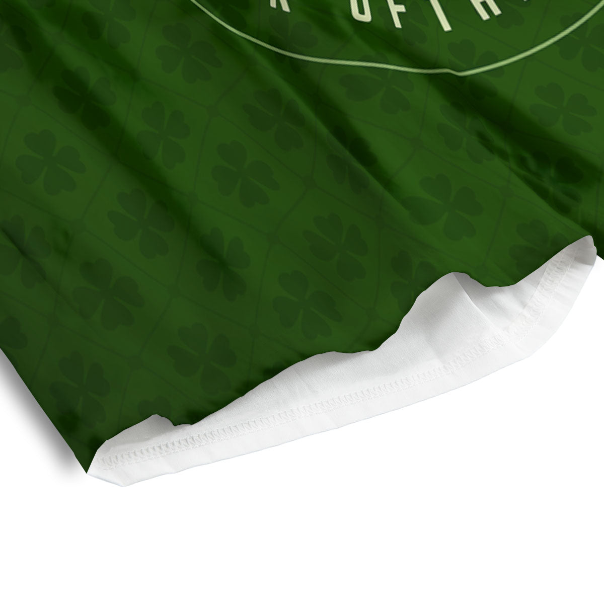 Saint Patrick's Day Irish Clover Print Men's Athletic Shorts