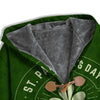 Saint Patrick's Day Irish Clover Print Men's Windbreaker Jacket-grizzshop