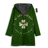 Saint Patrick's Day Irish Clover Print Men's Windbreaker Jacket-grizzshop