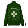 Saint Patrick's Day Irish Clover Print Track Jacket-grizzshop