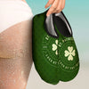 Saint Patrick's Day Irish Clover Print Water Shoes-grizzshop