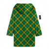 Saint Patrick's Day Irish Plaid Print Men's Windbreaker Jacket-grizzshop