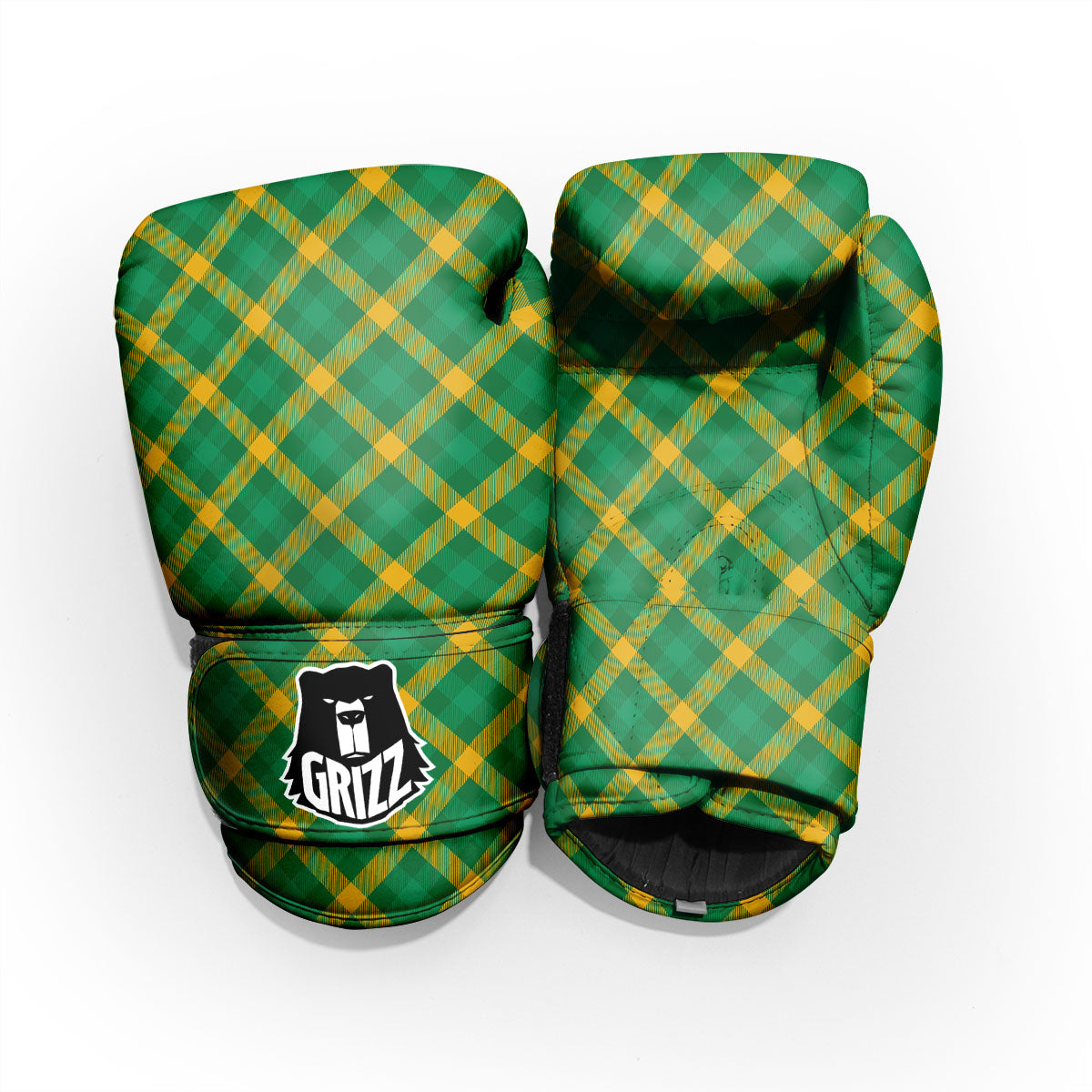 Saint Patrick's Day Irish Plaid Print Pro Boxing Glove