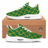 Saint Patrick's Day Irish Plaid Print Tennis Shoes-grizzshop