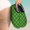 Saint Patrick's Day Irish Plaid Print Water Shoes-grizzshop