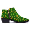 Saint Patrick's Day Irish Print Pattern Ankle Boots-grizzshop