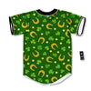 Saint Patrick's Day Irish Print Pattern Baseball Jersey-grizzshop