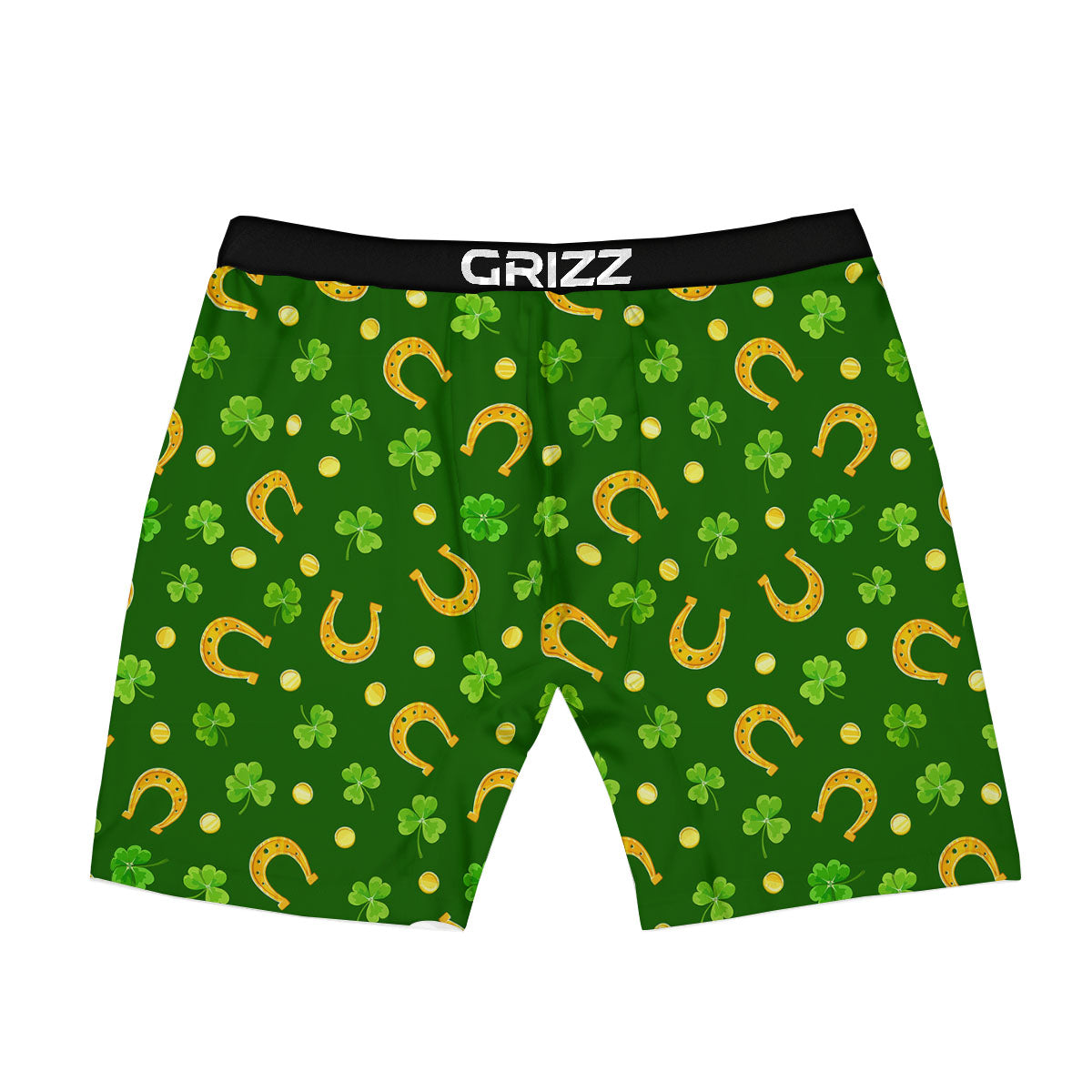 Saint Patrick's Day Irish Print Pattern Boxer Briefs-grizzshop