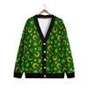 Saint Patrick's Day Irish Print Pattern Cardigan-grizzshop