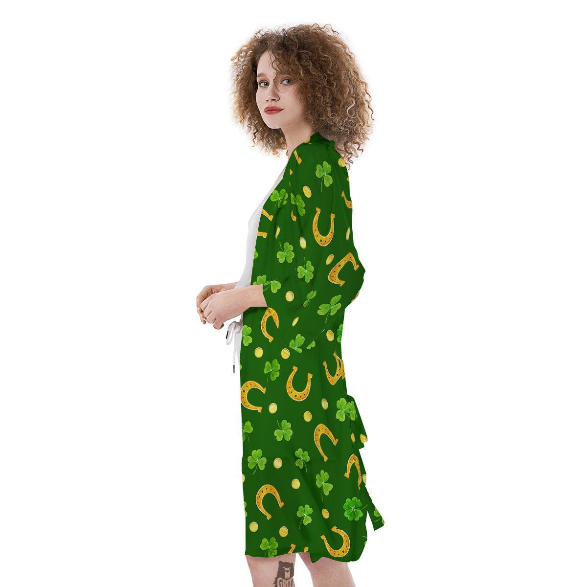 Saint Patrick's Day Irish Print Pattern Kimono-grizzshop