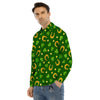 Saint Patrick's Day Irish Print Pattern Men's Dress Shirts-grizzshop