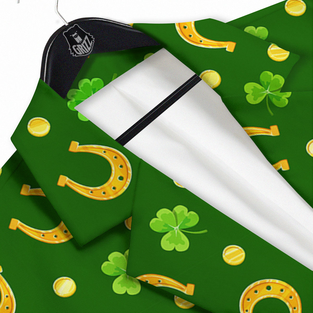 Saint Patrick's Day Irish Print Pattern Men's Sport Coat-grizzshop