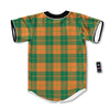 Saint Patrick's Day Irish Tartan Print Baseball Jersey-grizzshop