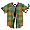 Saint Patrick's Day Irish Tartan Print Baseball Jersey-grizzshop