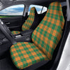 Saint Patrick's Day Irish Tartan Print Car Seat Covers-grizzshop