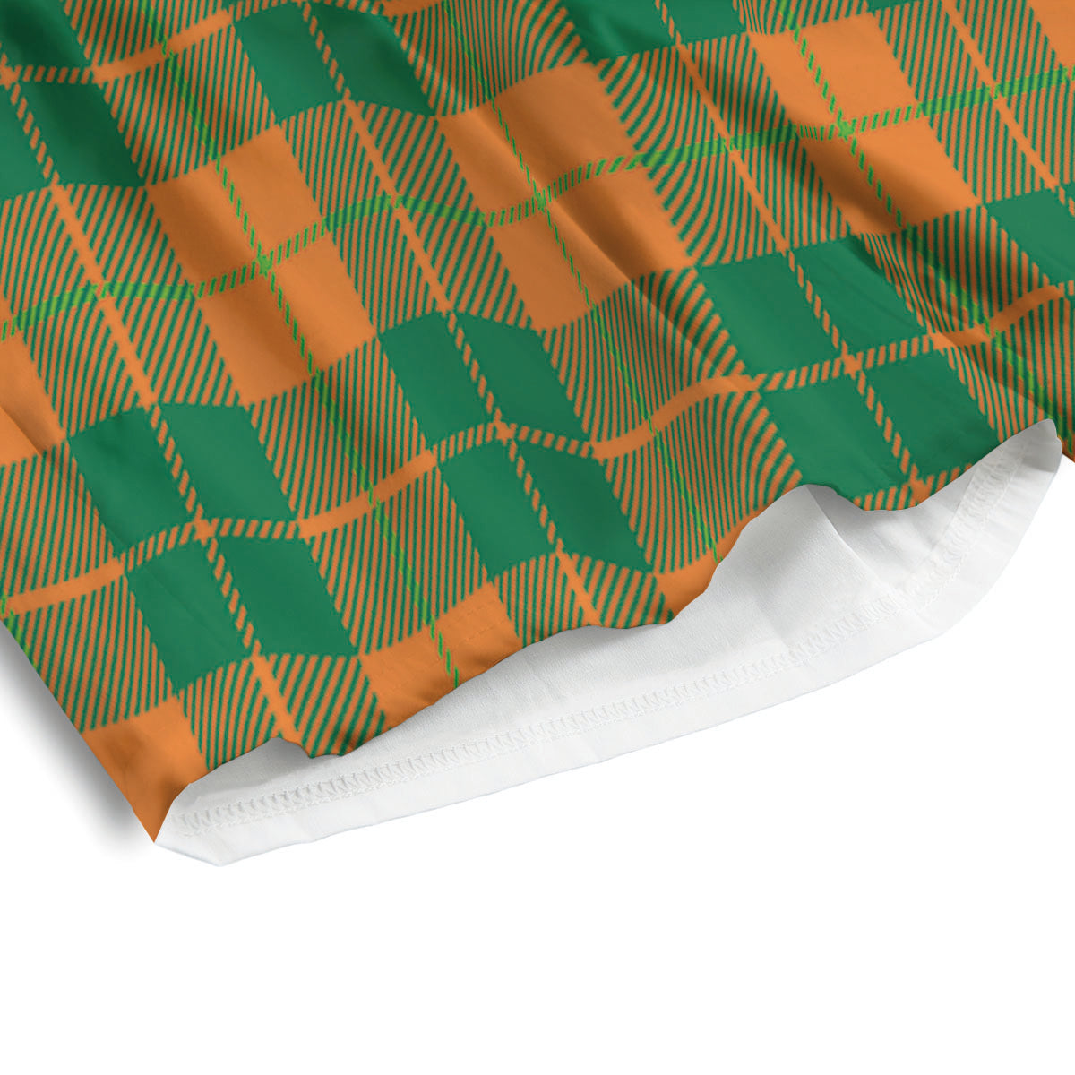 Saint Patrick's Day Irish Tartan Print Men's Athletic Shorts
