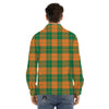 Saint Patrick's Day Irish Tartan Print Men's Dress Shirts-grizzshop