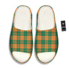 Saint Patrick's Day Irish Tartan Print Sandals-grizzshop