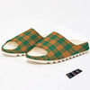 Saint Patrick's Day Irish Tartan Print Sandals-grizzshop