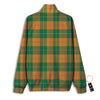 Saint Patrick's Day Irish Tartan Print Track Jacket-grizzshop