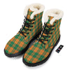 Saint Patrick's Day Irish Tartan Print Winter Boots-grizzshop