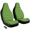 Saint Patrick's Day Shamrock Plaid Print Pattern Car Seat Covers-grizzshop