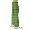 Saint Patrick's Day Shamrock Plaid Print Pattern Pajama Pants-grizzshop