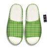 Saint Patrick's Day Shamrock Plaid Print Pattern Sandals-grizzshop