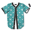 Saint Patrick's Day Shamrock Print Pattern Baseball Jersey-grizzshop