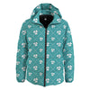 Saint Patrick's Day Shamrock Print Pattern Down Jacket-grizzshop